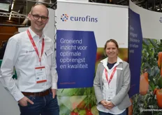 Joram van Boven and Annelies Mosch (Eurofins) see the demand for the Soil Life Monitor fuelled by the desire to grow resilient crops.